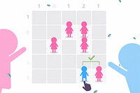 Para ihop pojkar och flickor rätt och se till att varje par passar