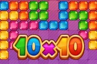 Fyll 10x10-brädet med brickor