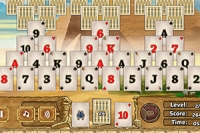 Roligt Tripeaks Solitaire-spel i antika Egypten
