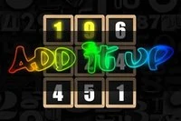 Målet med Add It Up är att välja siffror som tillsammans blir målsumman