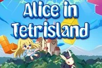 Tetris-spel, släpp ner block och fyll horisontella linjer