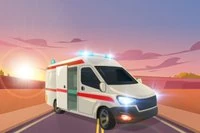 Roligt 2D-spel där du kör på en livlig väg med många hinder och trafik