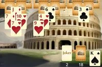 Upplev Antikens Rom i detta Tripeaks Solitaire-spel