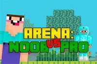 Välkommen till Noob vs Pro: Realtid Multiplayer Battle Arena!