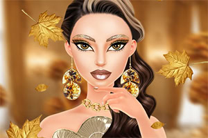 Style tre vänner för en höstglamourös fest i Autumn Glam Gala