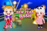 Hurra! Det är en  precis under  för spelet Baby Hazel: Nyårsfest