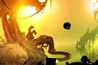 I Badland styr du en mystisk varelse i en mörk skog
