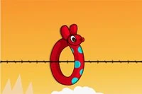 Undvik spikarna genom att hoppa ballongen upp i luften