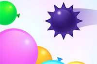 Balloon Slicer är ett enkelt pusselspel där du siktar och kastar din såg mot