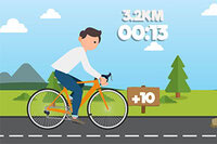 Ta ut cykeln för en tur runt kvarteret