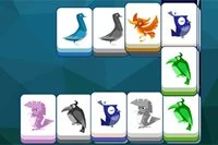 Matcha fågelinspirerade brickor snabbt i detta avkopplande mahjongspel