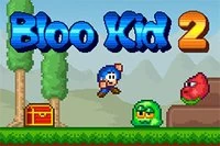 Bloo Kid 2 är ett 2D-plattformsspel med retrostil och pixelgrafik