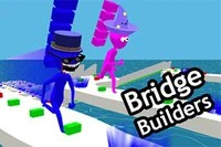 Bridge Builders är ett spel där roliga figurer tävlar i brobygge