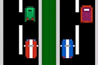 Broom är beroendeframkallande pixelracing på en vild oändlig motorväg