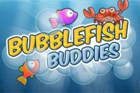 Träffa fisken mot luftbubblorna