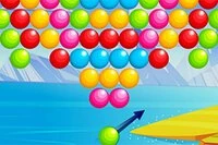 Klassiskt bubbelspel där du skjuter bort bubblor genom att träffa dem med