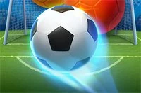 Sparka fotbollarna och rensa fältet i Bubble Shooter Soccer 2!