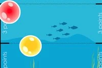 Bubbelskoj-spel där du behöver trycka för att spräcka bubblor
