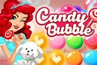Candy Bubble är ett roligt lollipop-baserat bubbelskjutarspel
