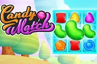 Roligt match-3 spel med godis, ta bort så många godisar som angivet