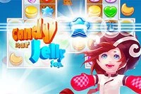 Candy Star är ett beroendeframkallande match-3-pusselspel
