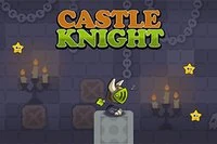 Castle Knight är ett spring-och-hopp-spel där du övervinner hinder i slottet
