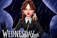 Upplev den ikoniska och förtrollande stilen hos kändisen Wednesday Addams!