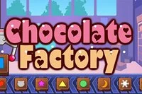 Hjälp arbetarna i chokladfabriken att ta bort alla chokladbitar