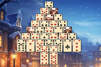 Njut av en festlig Pyramid Solitaire-utmaning till jul