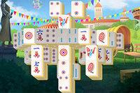 Spela Mahjong med cirkustema