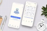 Sudoku klassiskt spel möter sudoku-rutnät