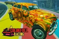 Tävlingskör med alla dina färger i Colorful Racing