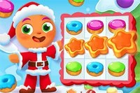Krossa de söta julkakorna i Cookie Crush Christmas 2!