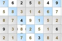 Dagligt Sudoku-spel med extra regel på diagonalerna