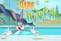 Bugs Bunny hoppar i poolen