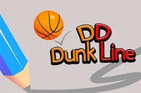 DD Dunk Line är ett sportarkadspel med en spännande idé