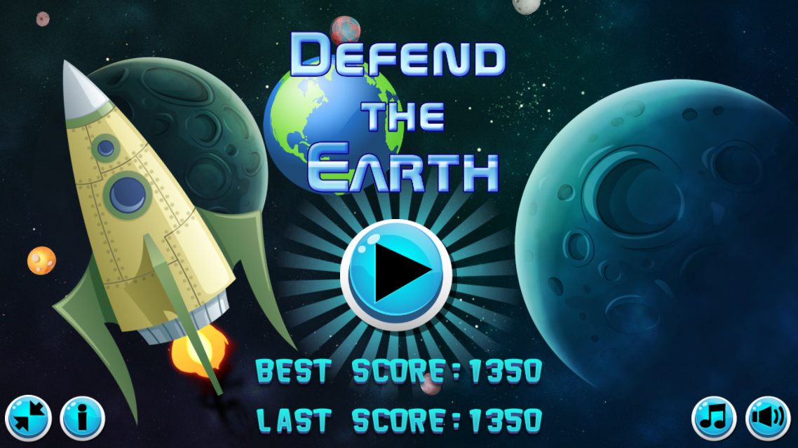 Defend the Earth 🕹️ Spela gratis på Play123