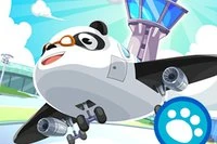 Dags att resa med Dr. Panda på flygplatsen!