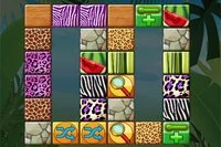 Mahjong Link på en djungelsafari med vilda mönster