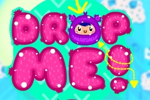 Färgglad illustration med texten DROP ME!