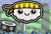 Rädda sushin i Drop the Sushi, ett roligt pusselspel.
