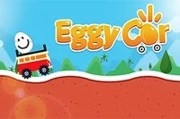 Eggy Car är ett öppet backklättrande bilspel med ett ägg på toppen