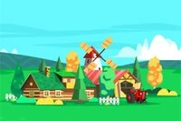 Bygg upp gården genom att skapa horisontella eller vertikala linjer