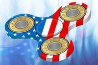 Känn spänningen i Fidget Spinna, ett unikt arkadspel