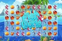 Fish World är ett roligt Match 3-spel med undervattenstema