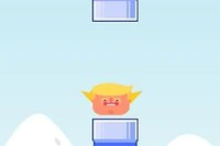 Flappy Trump är ett roligt spel som liknar Flappy Bird