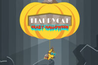 Flappy Cat: Crazy Halloween är ett spel med lite skräcktema