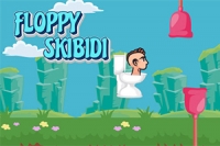I det tuffa arkadspelet Floppy Skibidi styr du en flygande toalett