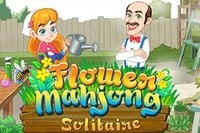 Spela 100 olika layouter i spelet Flower Mahjong Solitaire