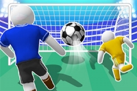 Känn spänningen med Football Kick 3D, ett engagerande onlinefotbollsspel